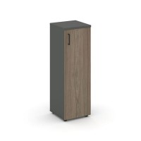 Style Project SN.STU-204(R) (Антрацит/Вяз благородный) Шкаф средний узкий правый (1 средний фасад ЛДСП)