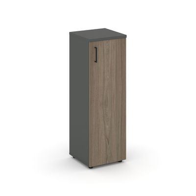 Style Project SN.STU.E-204(R) (Антрацит/Вяз благородный) Шкаф средний узкий правый (1 средний фасад ЛДСП)