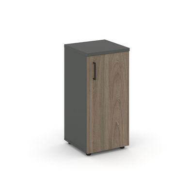 Style Project SN.STU.E-301(R) (Антрацит/Вяз благородный) Шкаф низкий узкий правый (1 низкий фасад ЛДСП)