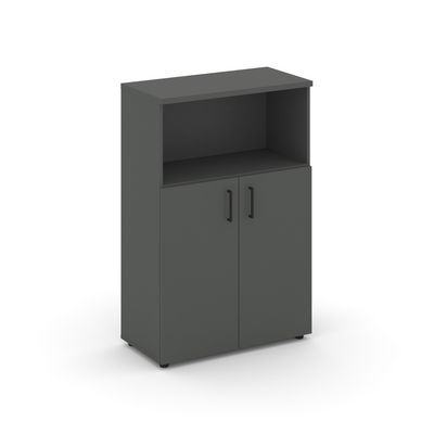 Style Project SN.STS-201 (Антрацит) Шкаф средний широкий (2 низких фасада ЛДСП)