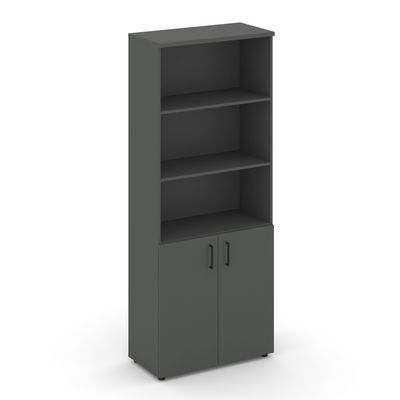 Style Project SN.STS.E-101 (Антрацит) Шкаф высокий широкий (2 низких фасада ЛДСП)