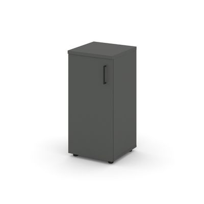 Style Project SN.STU-301(L) (Антрацит) Шкаф низкий узкий левый (1 низкий фасад ЛДСП)