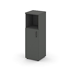 Стайл Проджект SN.STU.E-201(L) (Антрацит) Шкаф средний узкий левый (1 низкий фасад ЛДСП)