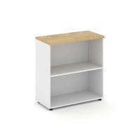 Style Project SN.STS-300 (Белый/Тиквуд светлый) Стеллаж низкий широкий