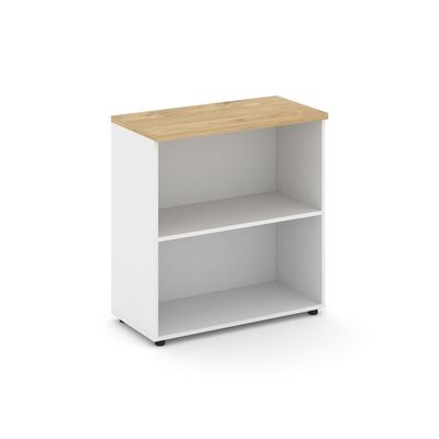 Style Project SN.STS-300 (Белый/Тиквуд светлый) Стеллаж низкий широкий