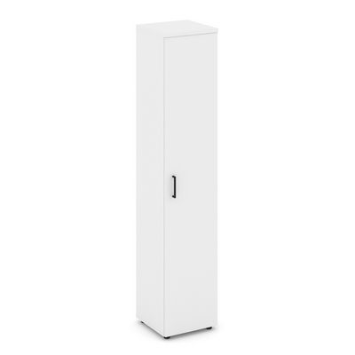 Style Project SN.STU.E-108 (Белый) Шкаф высокий узкий универсальный (1 высокий фасад ЛДСП)