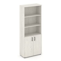 Style Project SN.STS.E-101 (Дуб наварра) Шкаф высокий широкий (2 низких фасада ЛДСП)