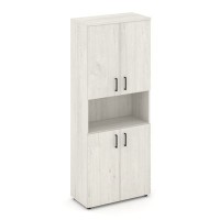 Style Project SN.STS.E-107 (Дуб наварра) Шкаф высокий широкий (4 низких фасада ЛДСП)