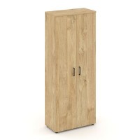 Style Project SN.STS-108 (Тиквуд светлый) Шкаф высокий широкий (2 высоких фасада ЛДСП)