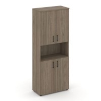 Style Project SN.STS.E-107 (Вяз благородный) Шкаф высокий широкий (4 низких фасада ЛДСП)