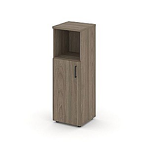Стайл Проджект SN.STU-201(L) (Вяз благородный) Шкаф средний узкий левый (1 низкий фасад ЛДСП)