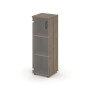 Style Project SN.STU-205(L) (Вяз благородный) Шкаф средний узкий левый (1 средний фасад стекло прозрачное)