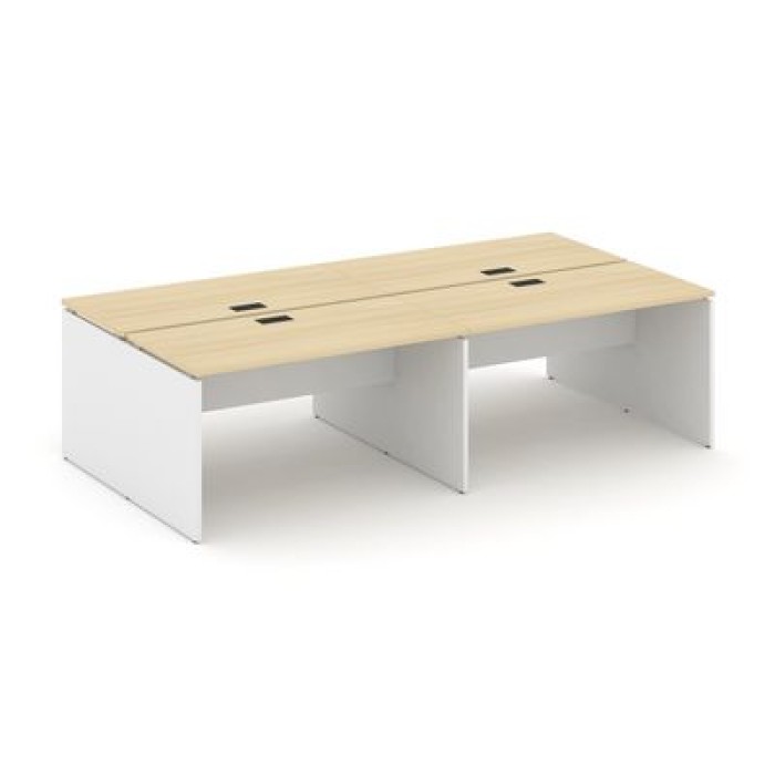 Стайл Проджект SN-D.DRS-044 (Акация лорка/Белый) Рабочая станция двухсторонняя