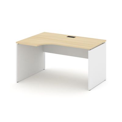 Style Project SN-D.SPA-021L (Акация лорка/Белый) Стол рабочий эргономичный