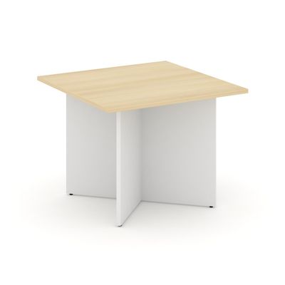 Style Project SN-D.SPRG-003 (Акация лорка/Белый) Стол переговорный квадратный