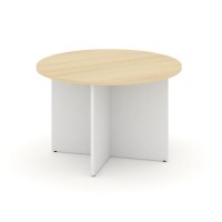 Style Project SN-D.SPRG-004 (Акация лорка/Белый) Стол переговорный круглый