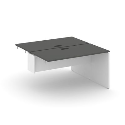 Style Project SN-D.DPRS-001 (Антрацит/Белый) Стол приставка к опорным элементам