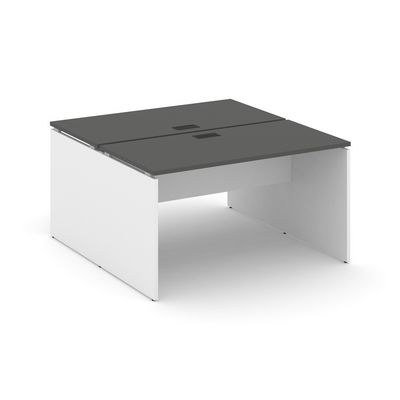 Style Project SN-D.DRS-013 (Антрацит/Белый) Рабочая станция двухсторонняя