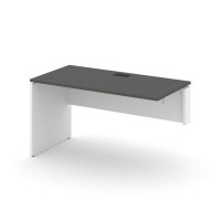 Style Project SN-D.OPRS-004R (Антрацит/Белый) Стол приставка к опорным элементам