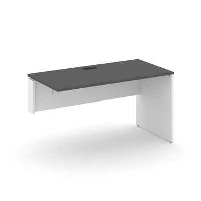 Style Project SN-D.OPRS-024L (Антрацит/Белый) Стол приставка к опорным элементам