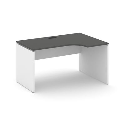 Style Project SN-D.SPA-022R (Антрацит/Белый) Стол рабочий эргономичный