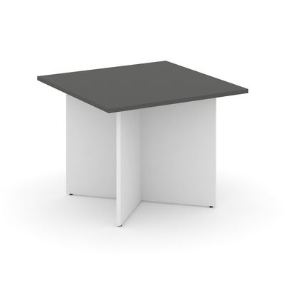 Style Project SN-D.SPRG-003 (Антрацит/Белый) Стол переговорный квадратный