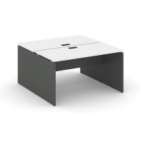 Style Project SN-D.DRS-022 (Белый/Антрацит) Рабочая станция двухсторонняя