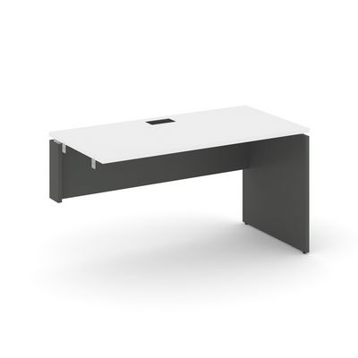 Style Project SN-D.OPRS-022L (Белый/Антрацит) Стол приставка к опорным элементам