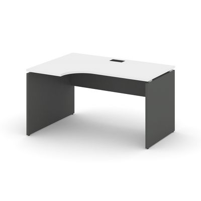 Style Project SN-D.SPA-012L (Белый/Антрацит) Стол рабочий эргономичный