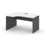 Style Project SN-D.SPA-022L (Белый/Антрацит) Стол рабочий эргономичный