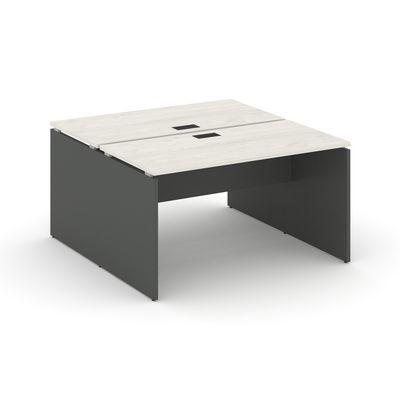 Style Project SN-D.DRS-012 (Дуб наварра/Антрацит) Рабочая станция двухсторонняя