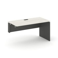 Style Project SN-D.OPRS-003L (Дуб наварра/Антрацит) Стол приставка к опорным элементам