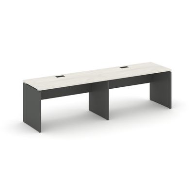 Style Project SN-D.ORS-022 (Дуб наварра/Антрацит) Рабочая станция односторонняя