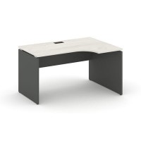 Style Project SN-D.SPA-001R (Дуб наварра/Антрацит) Стол рабочий эргономичный