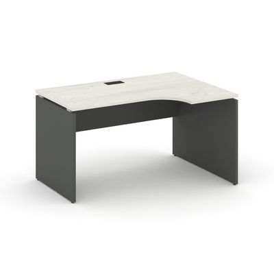 Style Project SN-D.SPA-001R (Дуб наварра/Антрацит) Стол рабочий эргономичный