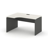 Style Project SN-D.SPA-002L (Дуб наварра/Антрацит) Стол рабочий эргономичный