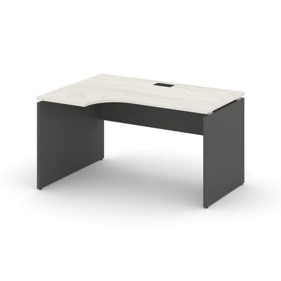 Style Project SN-D.SPA-002L (Дуб наварра/Антрацит) Стол рабочий эргономичный