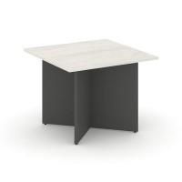 Style Project SN-D.SPRG-003 (Дуб наварра/Антрацит) Стол переговорный квадратный