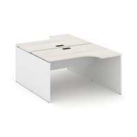 Style Project SN-D.DRPA-012 (Дуб наварра/Белый) Рабочая станция эргономичная