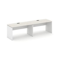 Style Project SN-D.ORS-023 (Дуб наварра/Белый) Рабочая станция односторонняя