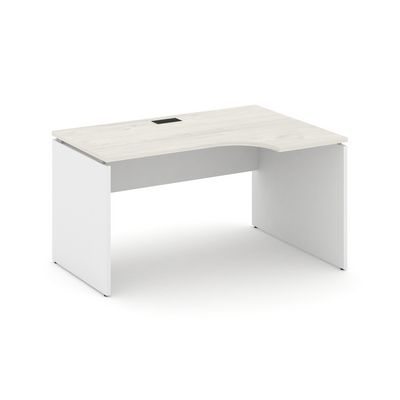 Style Project SN-D.SPA-002R (Дуб наварра/Белый) Стол рабочий эргономичный