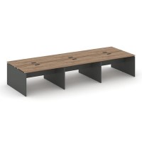 Style Project SN-D.DRS-061 (Дуб табак/Антрацит) Рабочая станция двухсторонняя