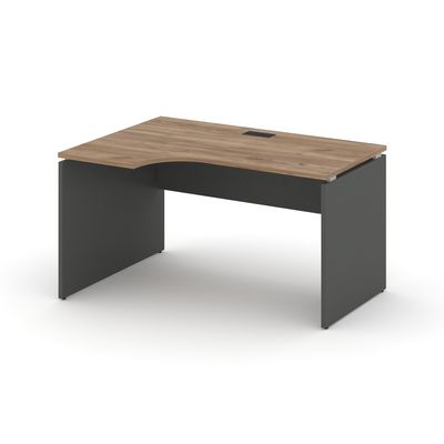 Style Project SN-D.SPA-001L (Дуб табак/Антрацит) Стол рабочий эргономичный