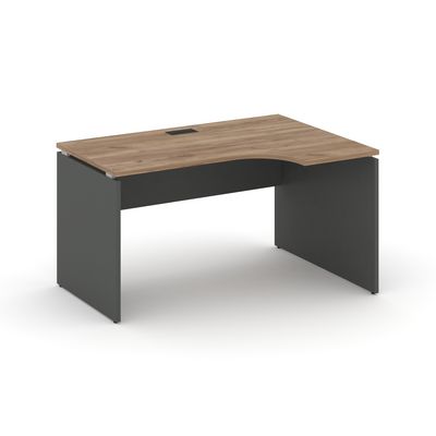 Style Project SN-D.SPA-021R (Дуб табак/Антрацит) Стол рабочий эргономичный