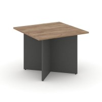 Style Project SN-D.SPRG-003 (Дуб табак/Антрацит) Стол переговорный квадратный