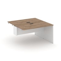 Style Project SN-D.DPRS-013 (Дуб табак/Белый) Стол приставка к опорным элементам