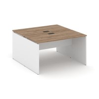 Style Project SN-D.DRS-001 (Дуб табак/Белый) Рабочая станция двухсторонняя