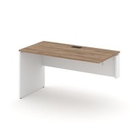 Style Project SN-D.OPRS-014R (Дуб табак/Белый) Стол приставка к опорным элементам