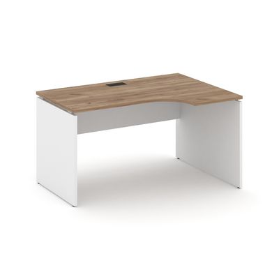 Style Project SN-D.SPA-001R (Дуб табак/Белый) Стол рабочий эргономичный