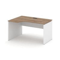 Style Project SN-D.SPA-002L (Дуб табак/Белый) Стол рабочий эргономичный